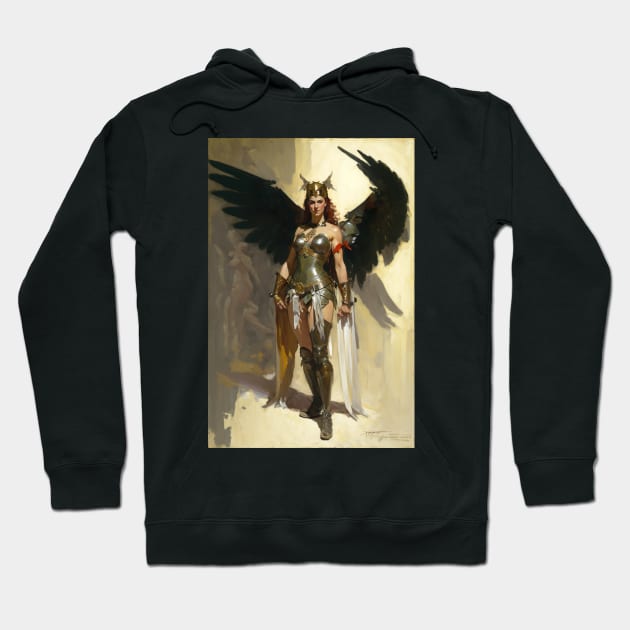 Hawkgirl - Hawkwoman - Classic Portrait - DC Comics Hoodie by YeCurisoityShoppe